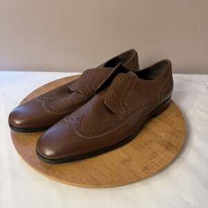 Boss Hugo Boss Men’s ‘50211001’ Leather Wingtip Oxfords Shoes Size 10.5